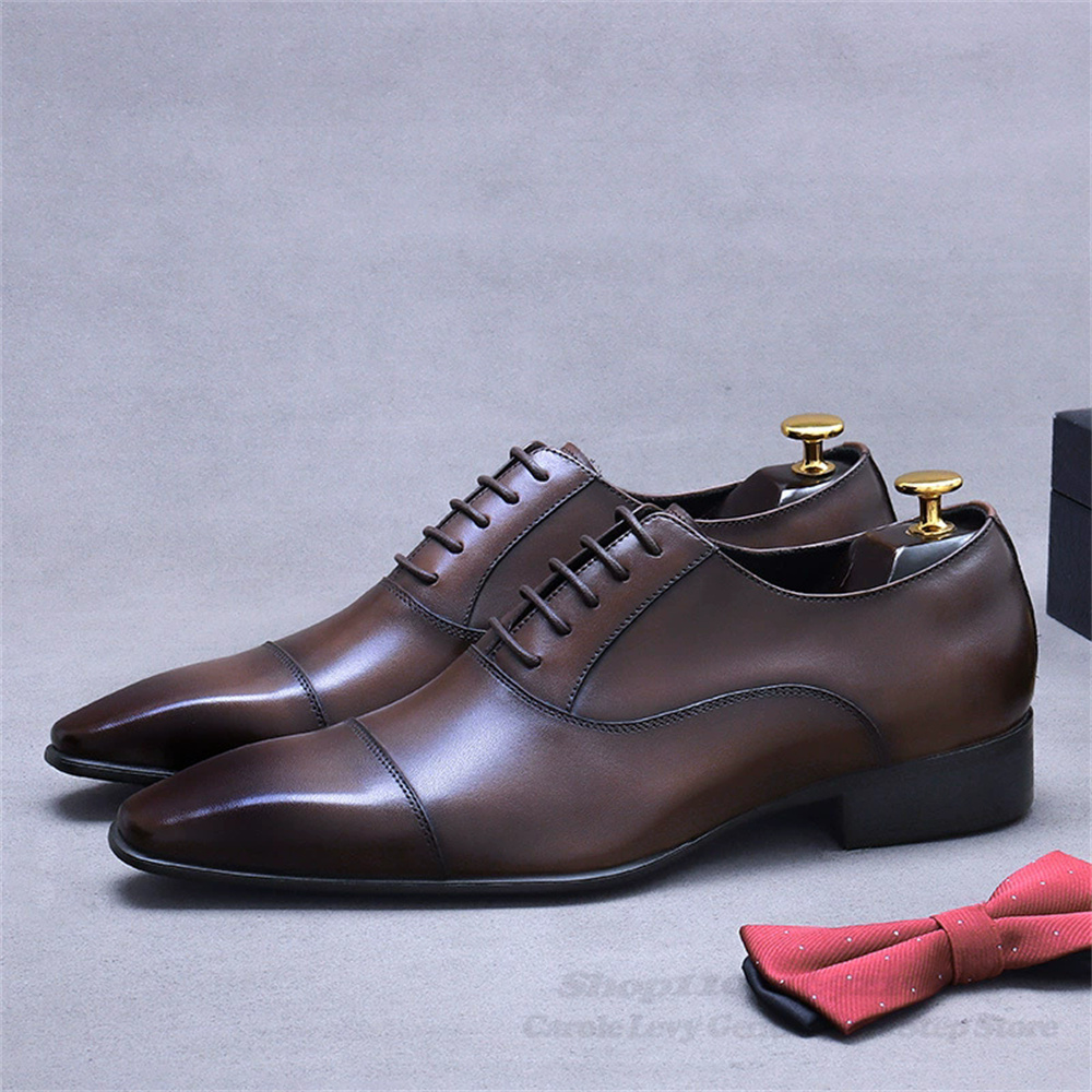 Men Shoes Formal - Scarpe da uomo in pelle Oxford