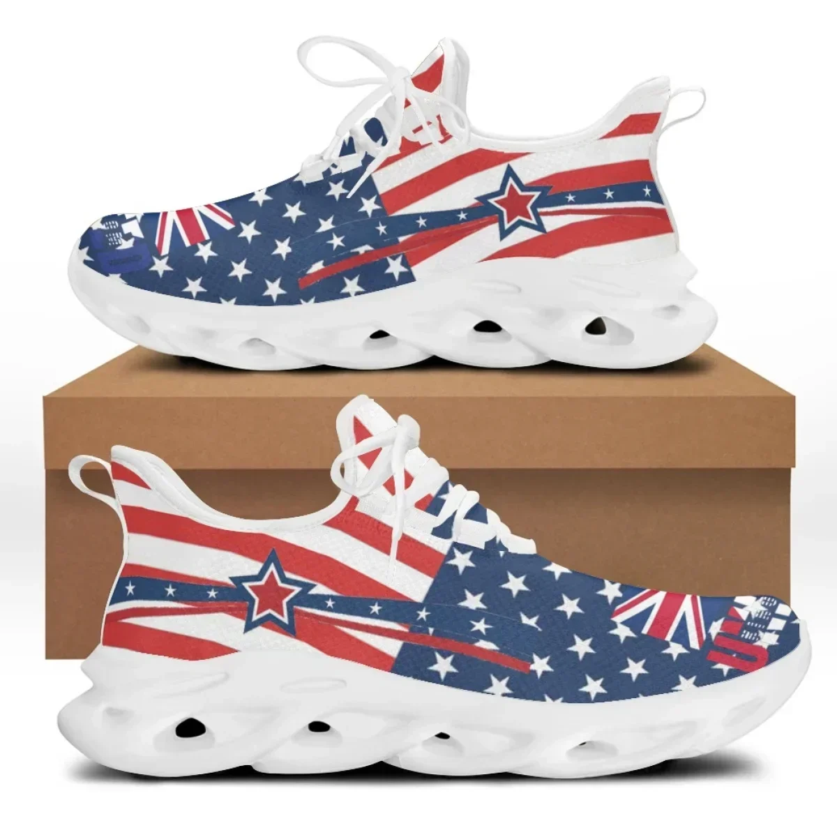 Men'S Shoes Liberty - 7.4 Scarpe basse con stampa della