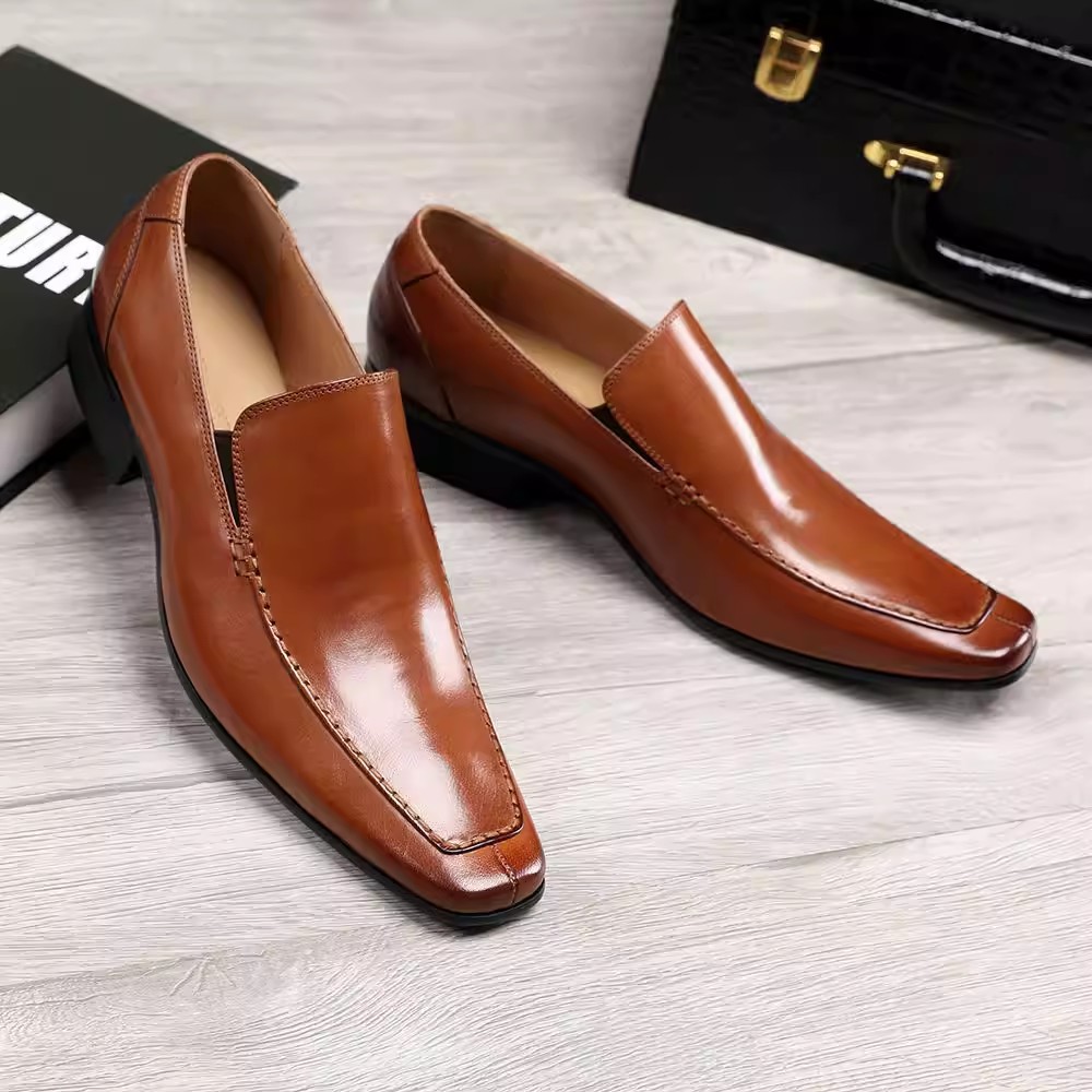 Men Shoes Formal - Scarpe in pelle a punta in