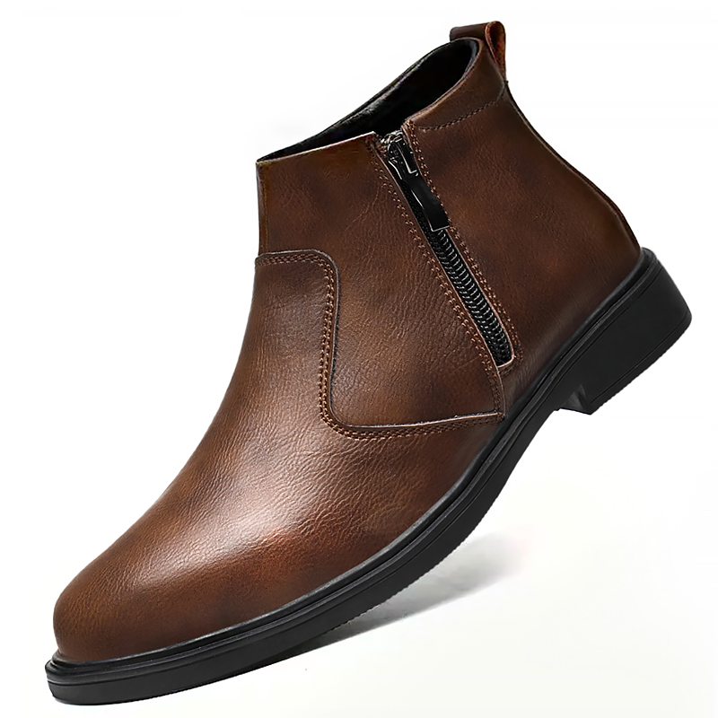 Men Shoes Formal - Nuove Scarpe in Pelle con Zip