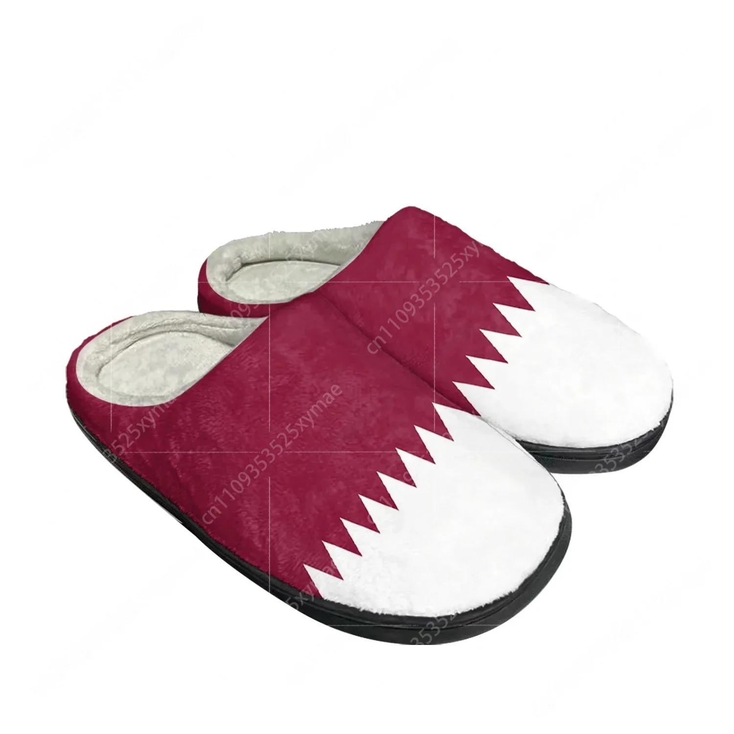 Men Shoes Qatar - Pantofole Personalizzate in Cotone con Bandiera