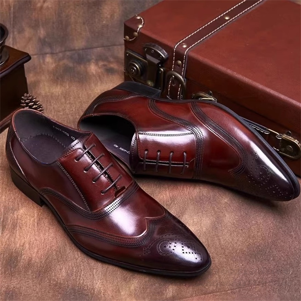 Men Shoes Formal - Scarpe da uomo in vera pelle