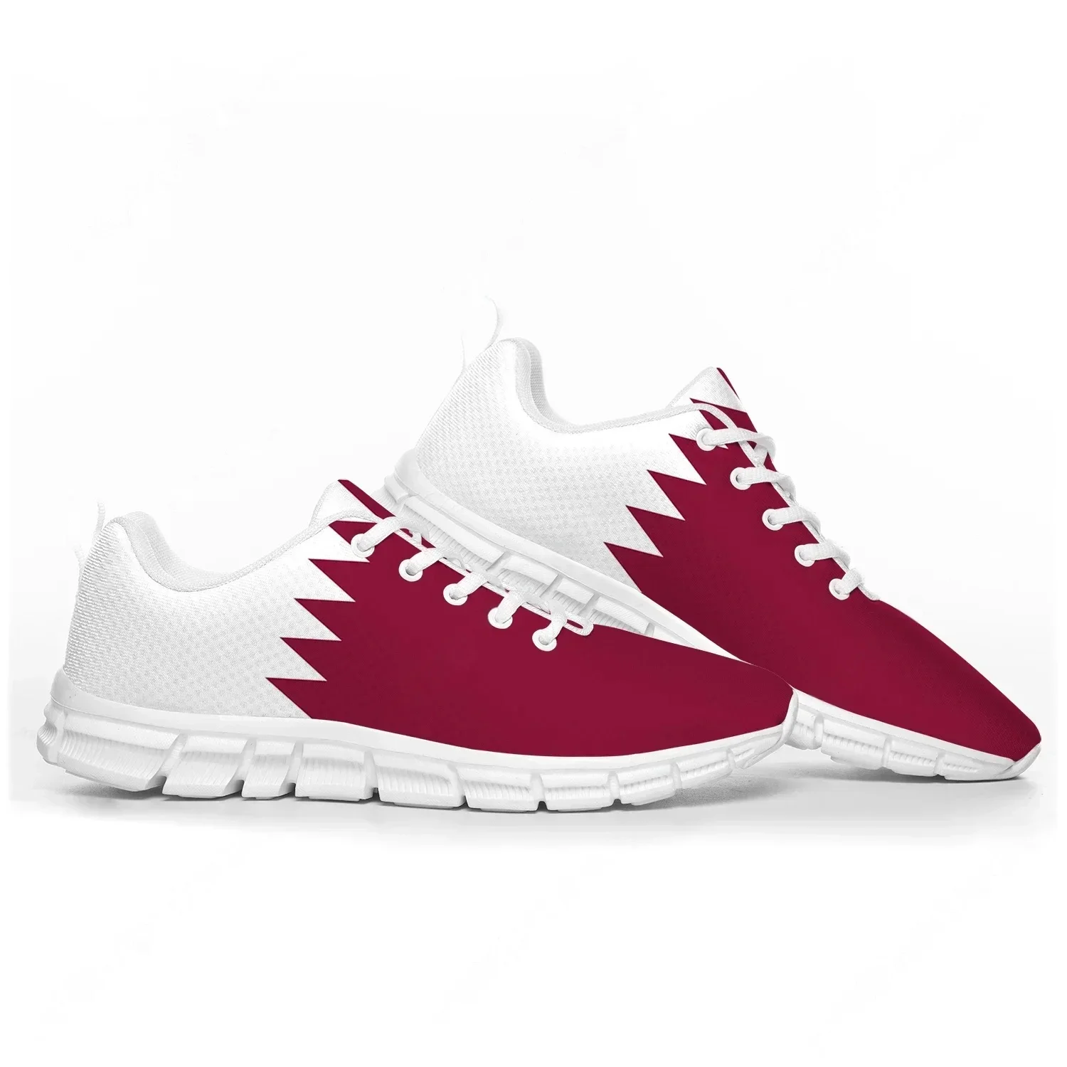Men Shoes Qatar - Scarpe sportive con bandiera del Qatar,