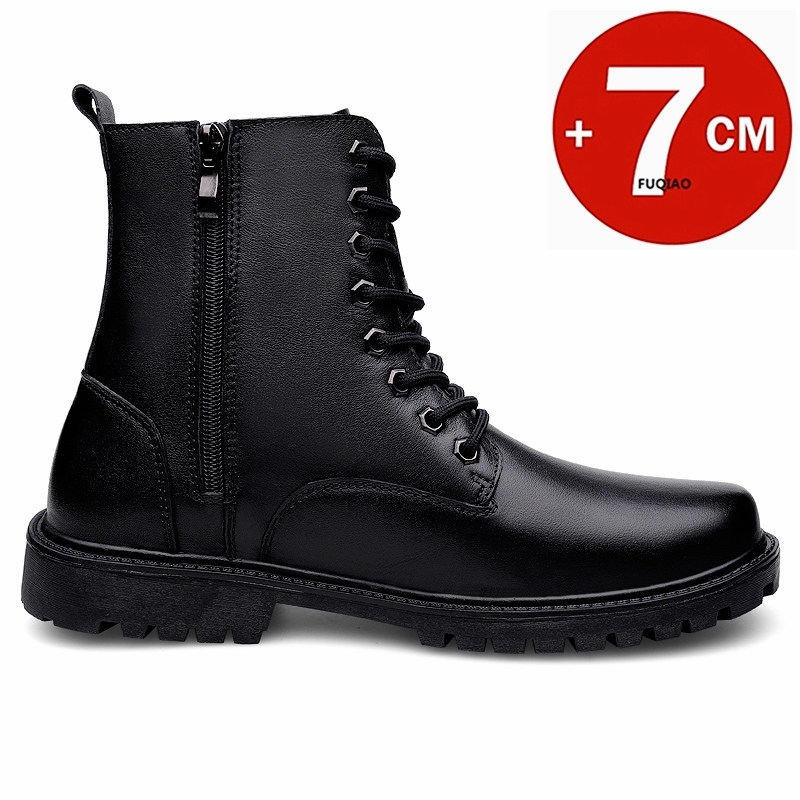 Stivali rialzati in vera pelle - Men Shoes Formal recensione e prezzo