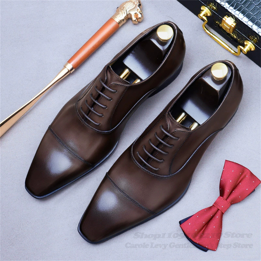 Scarpe da uomo in pelle Oxford - Men Shoes Formal recensione e prezzo