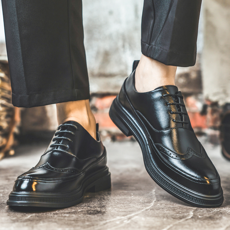 Scarpe da uomo in pelle con ri - Men Shoes Formal recensione e prezzo