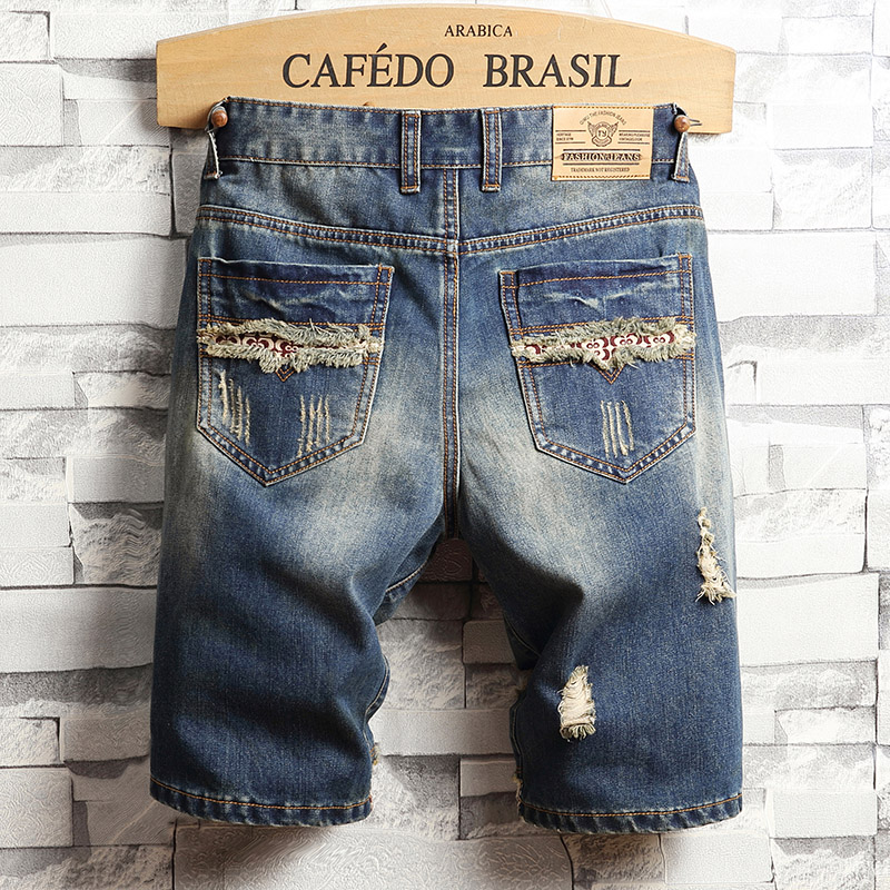 Shorts in Denim Strappati Stil - Men'S Shoes With Jeans recensione e prezzo