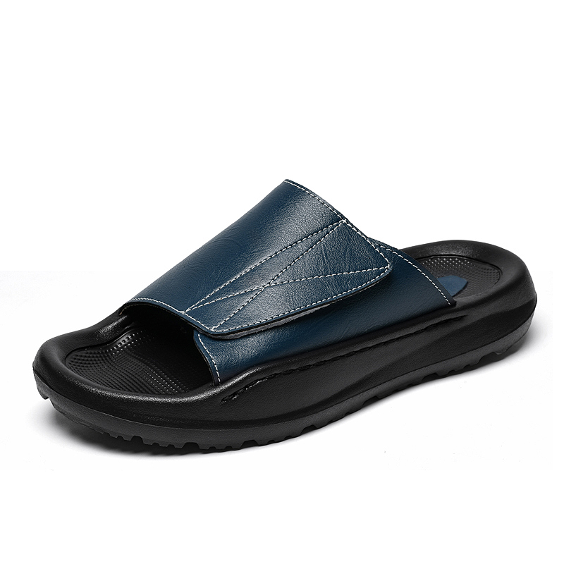 Ciabatte in Pelle Easy-top per - Men'S Shoes With Velcro recensione e prezzo