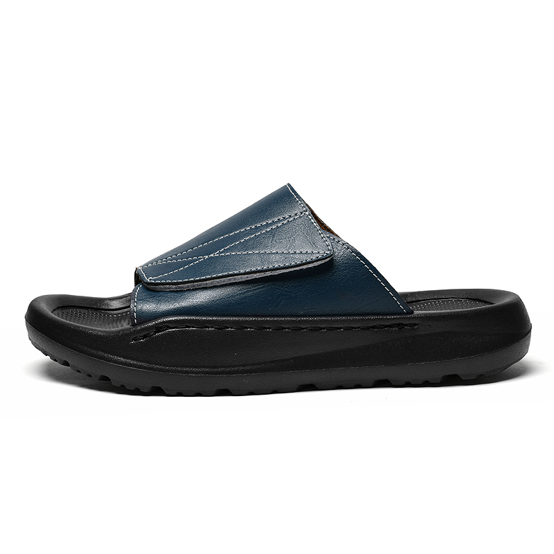 Ciabatte in Pelle Easy-top per - Men'S Shoes With Velcro recensione e prezzo