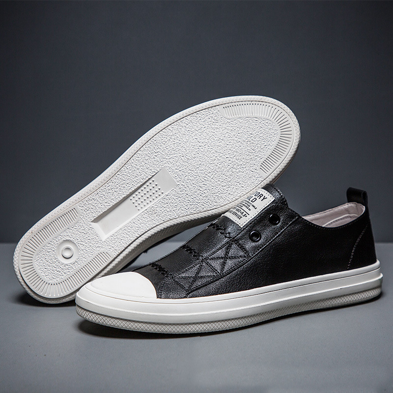 100% vera pelle nero bianco sc - Men Shoes Under 100 recensione e prezzo