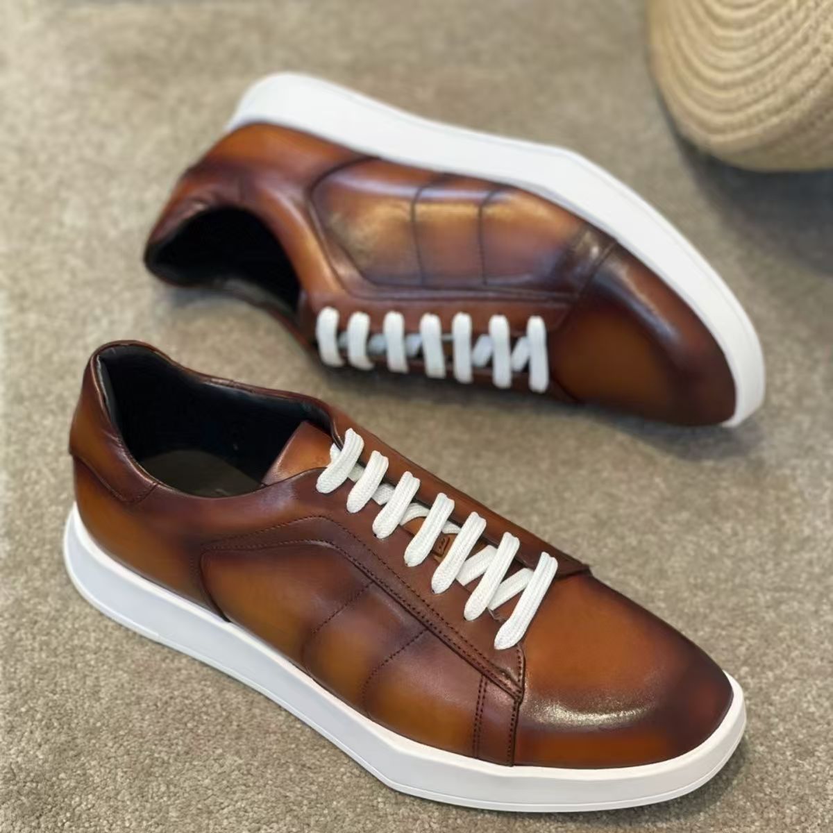Scarpe da uomo in vera pelle d - Men Shoes Eu To Us recensione e prezzo