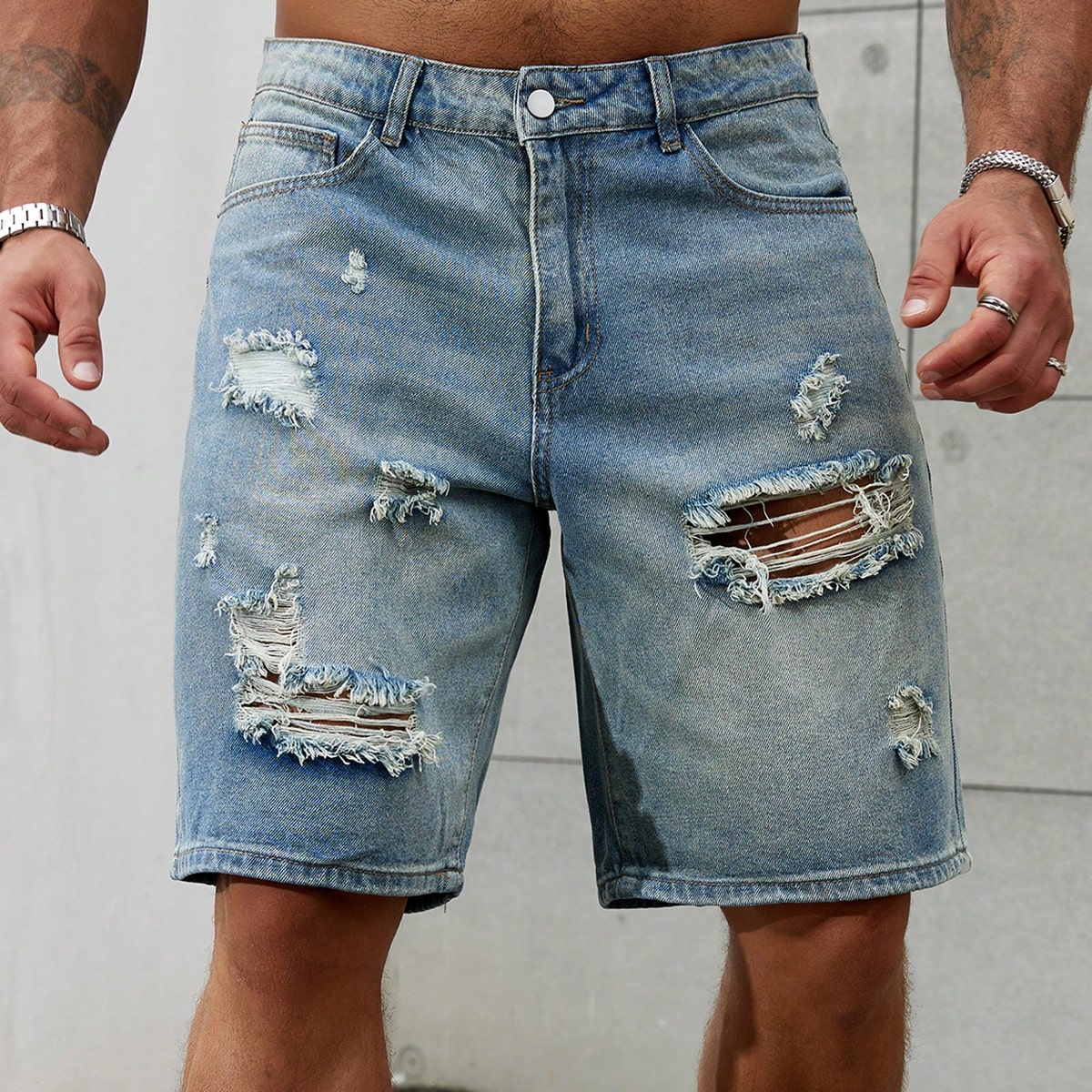Jeans corti strappati da uomo  - Men'S Shoes With Jeans recensione e prezzo