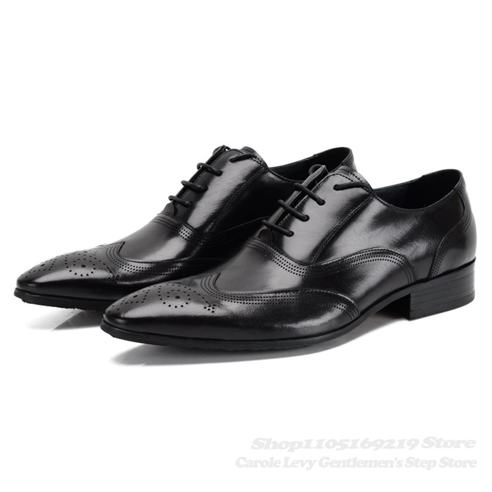 Scarpe da uomo in vera pelle b - Men Shoes Formal recensione e prezzo