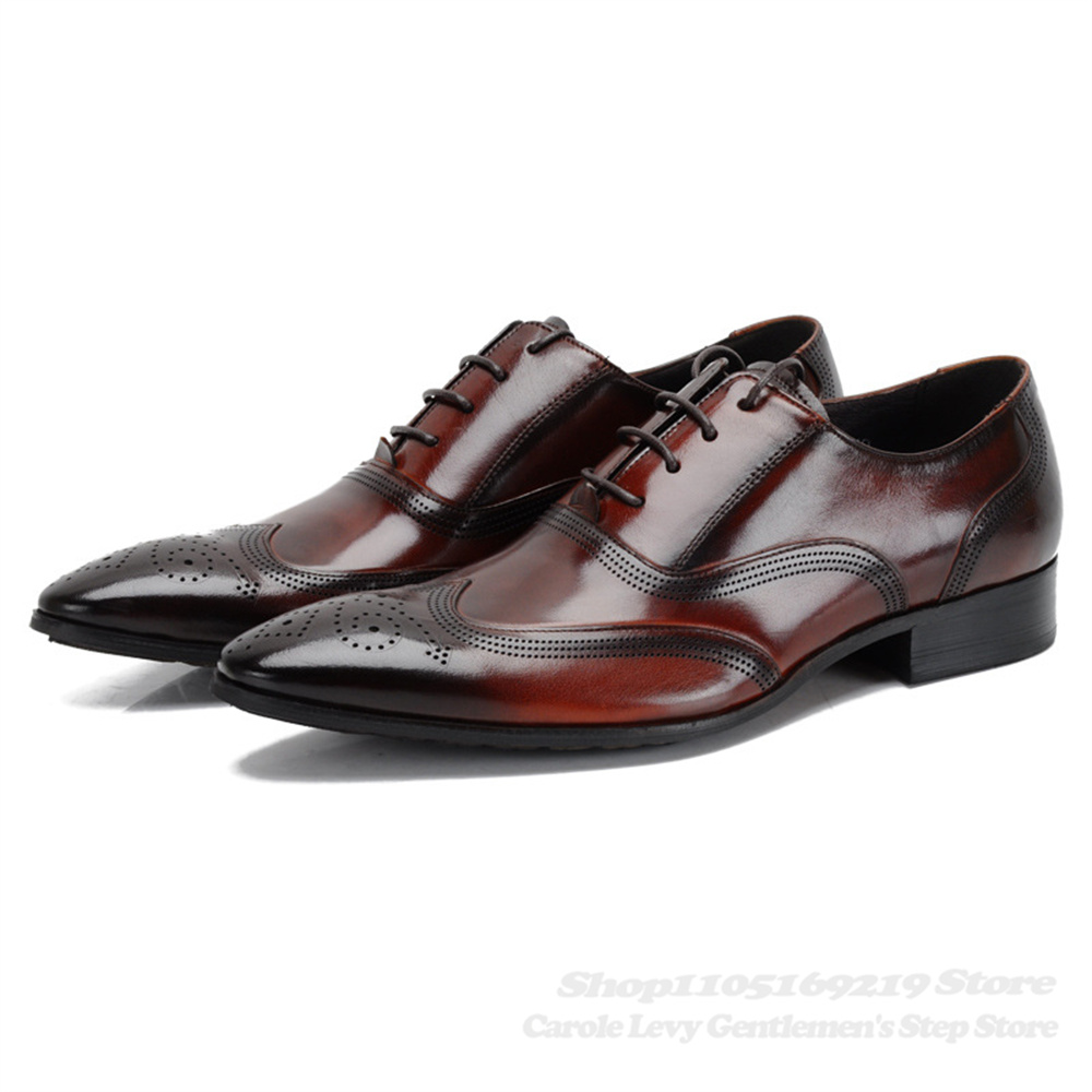 Scarpe da uomo in vera pelle b - Men Shoes Formal recensione e prezzo
