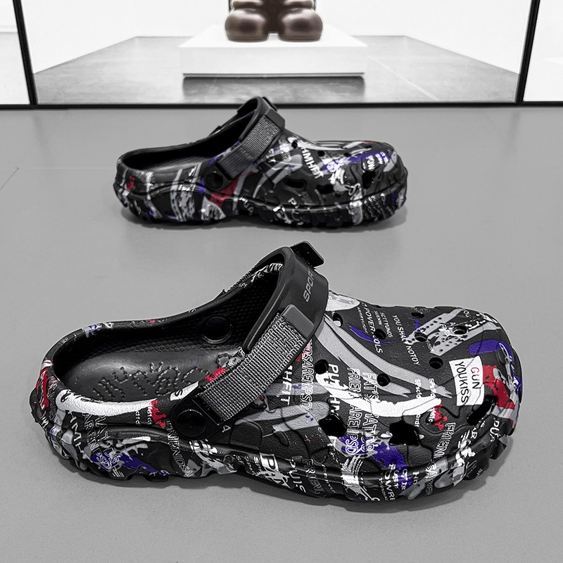1 Paio di Zoccoli Estivi Trasp - Men'S Shoes With Velcro recensione e prezzo