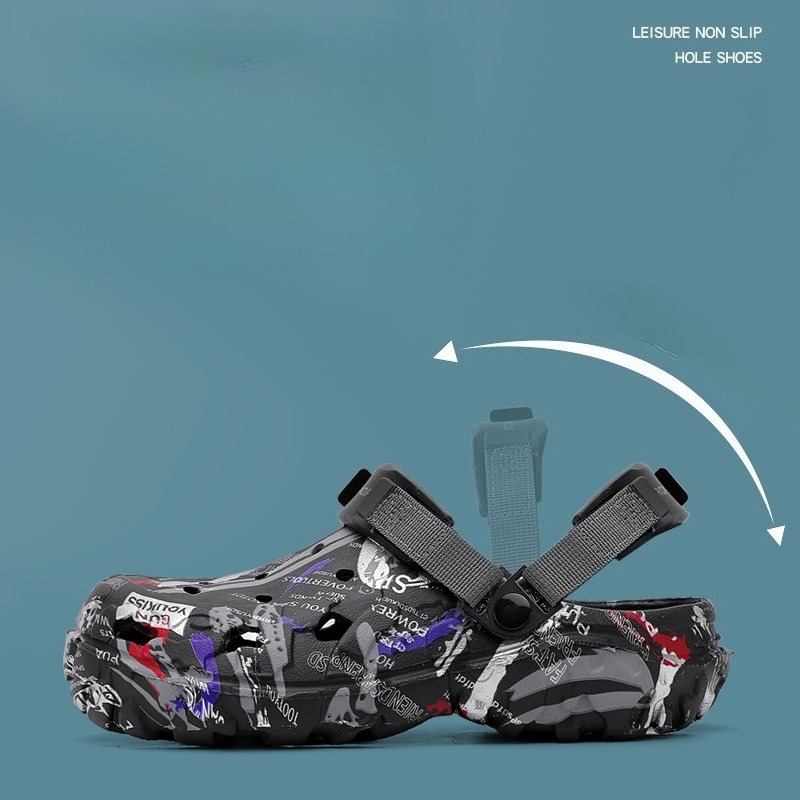 1 Paio di Zoccoli Estivi Trasp - Men'S Shoes With Velcro recensione e prezzo