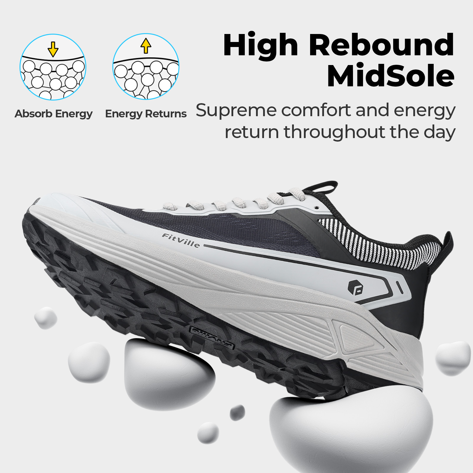FitVille Scarpe Sportive Largh - Men'S Shoes Wide Width recensione e prezzo