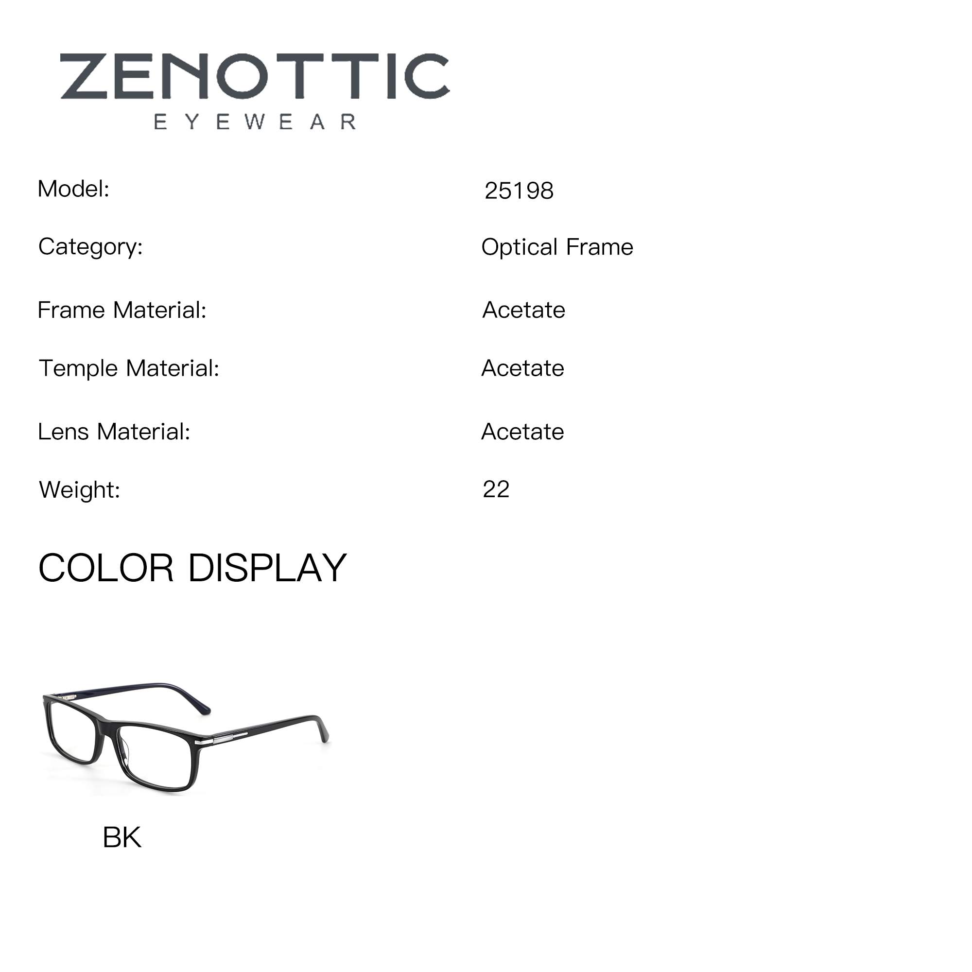 ZENOTTIC Occhiali da vista da  - Men Shoes Zegna recensione e prezzo