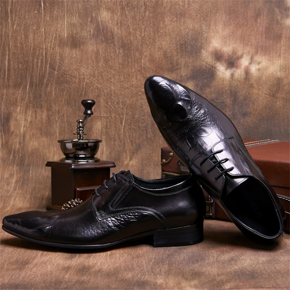 Scarpe da uomo in pelle a punt - Men Shoes Formal recensione e prezzo