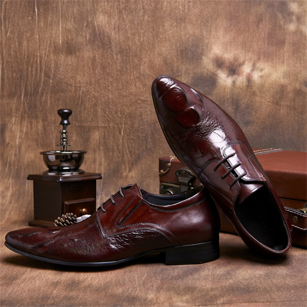 Scarpe da uomo in pelle a punt - Men Shoes Formal recensione e prezzo
