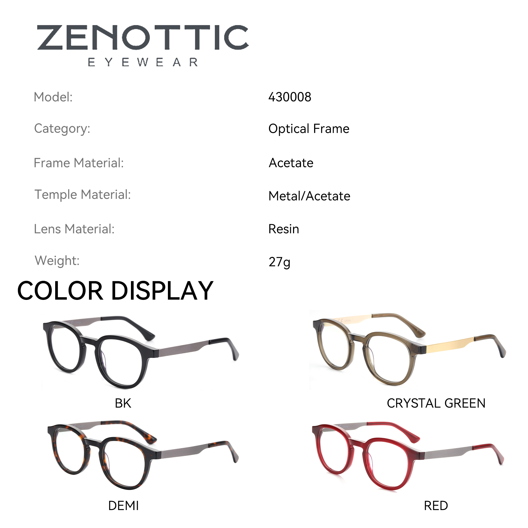 ZENOTTIC 2025 Occhiali da vist - Men Shoes Zegna recensione e prezzo