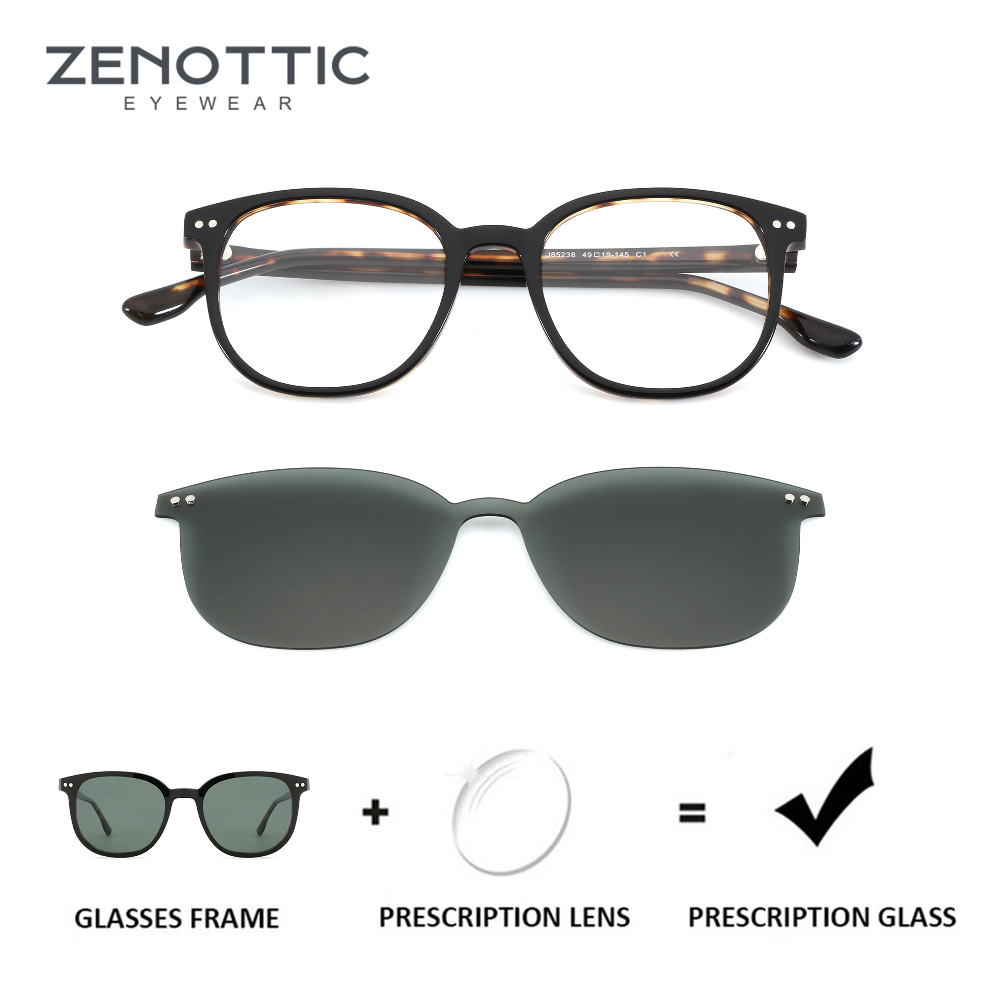 ZENOTTIC Occhiali da vista qua - Men Shoes Zegna recensione e prezzo